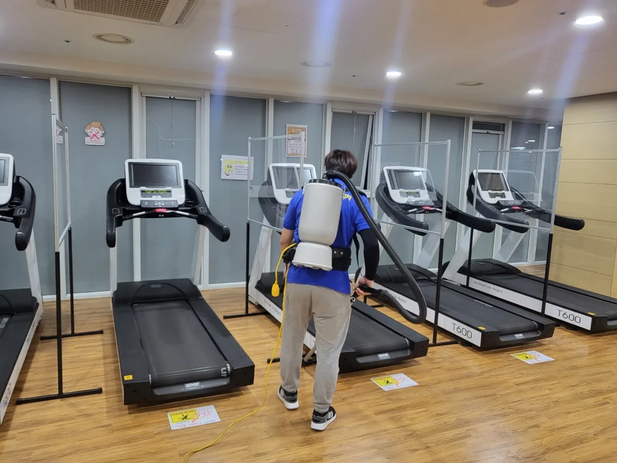 동구 신평동 헬스장 탕비실 직원 휴게공간 위생청소 사례 - 행진크린